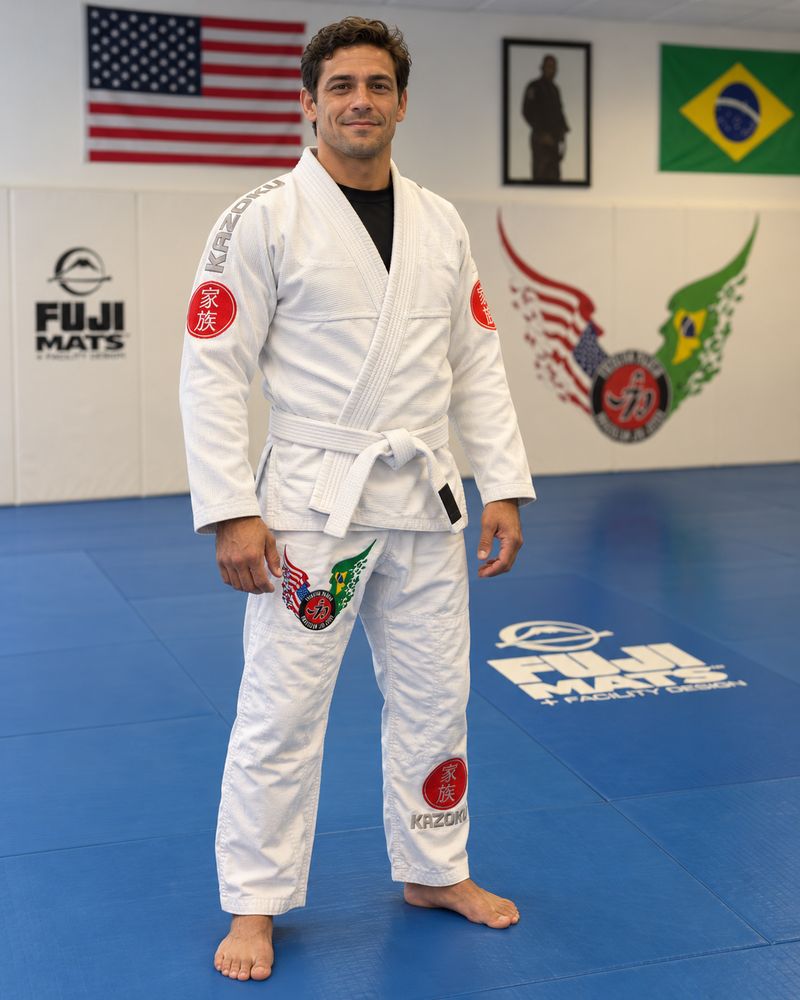 Adult Gi in white, front