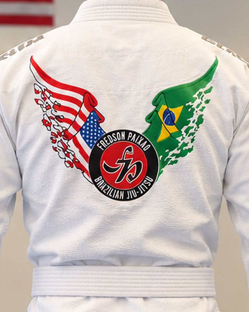 Logo Patch, on a white gi
